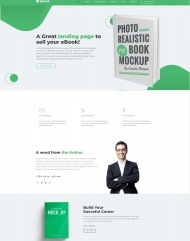 响应式图书商城登录页模板