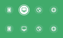 css3图标悬停导航菜单 css3图标悬停导航菜单网页