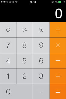 CSS3实现ios7计算器 CSS3实现ios7计算器网页特效