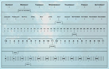 jQuery超酷平面式时钟效果 jQuery超酷平面式时钟网