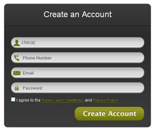 html5+css3现代感注册表单