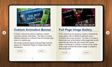 jquery带翻页动画的电子杂志