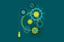 CSS3实现齿轮转动动画特效