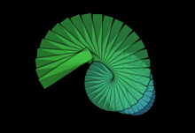 CSS3实现3D纸片折叠动画