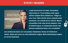 jQuery鼠标滚动隐藏顶部标题