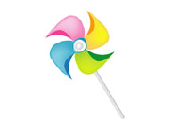 css3实现旋转风车动画特效