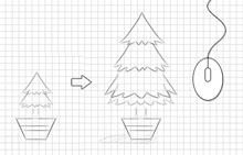HTML5鼠标滚动树生长过程特效