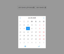 移动端日期和时间选择插件