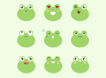 纯CSS3青蛙表情动画特效