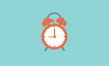 CSS3绘制卡通闹钟摇晃动画特效