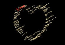 CSS3文字组合成心形动画特效