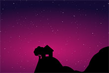 HTML5 SVG天空星星背景特效