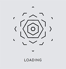 CSS3六边形波纹加载动画特效