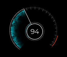 HTML5鼠标按住赛车时速表特效