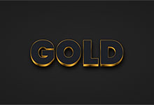 CSS3实现金属边框文本特效