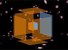 jQuery带樱花相册旋转展示