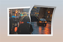 HTML5鼠标撕裂照片网页特效