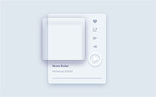 HTML5迷你音乐播放器网页特