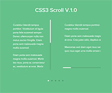 jQuery+CSS3横向纵向滚动条代码