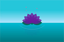 纯CSS3实现莲花缓缓盛开动画特效