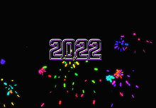2022新年烟花背景动画特效