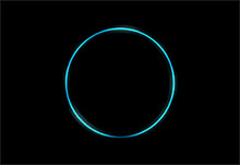 炫酷发光效果的光圈网页特效