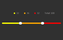 js滑块拖动获取数值代码