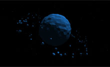 html5 canvas天体运动动画特效