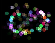 HTML5鼠标控制彩色气泡特效