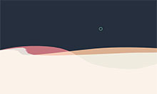 Canvas弹性波浪滚动动画特效