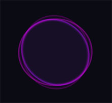 纯CSS3线性发光圆圈加载动画特效