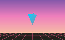 HTML5酷炫的倒三角动画特效