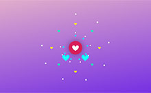 CSS3 SVG点击爱心散开动画特效