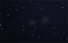 Canvas画布全屏雪花背景特效