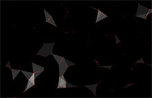 HTML5粒子组合三角形特效