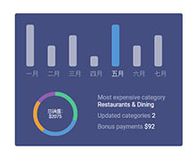 CSS3每月销售统计图表特效