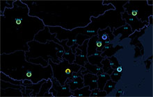 JS基于高德地图定位城市闪烁特效