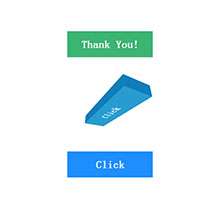 纯CSS3单击按钮3D动画事件