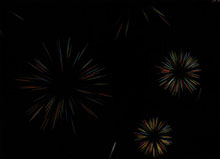 HTML5烟花绽放网页动画特效