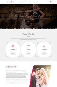 Bootstrap3.x婚礼策划机构模板
