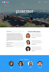 旅行社旅游路线推荐网站模板