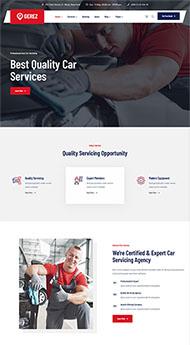 4S汽车店铺网站响应式模板