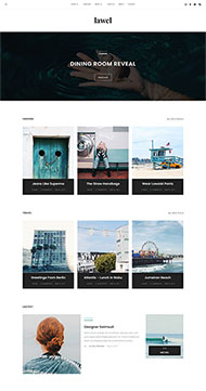 旅游图文相册博客网页模板