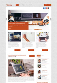 棕色科技资讯网站模板