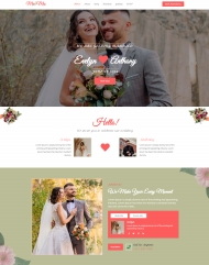 我们要结婚了婚礼邀请函网页模板