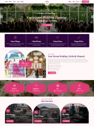 HTML5婚礼策划服务机构网站
