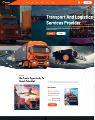 HTML5物流运输服务提供商网