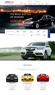 汽车品牌种类查询网站模板